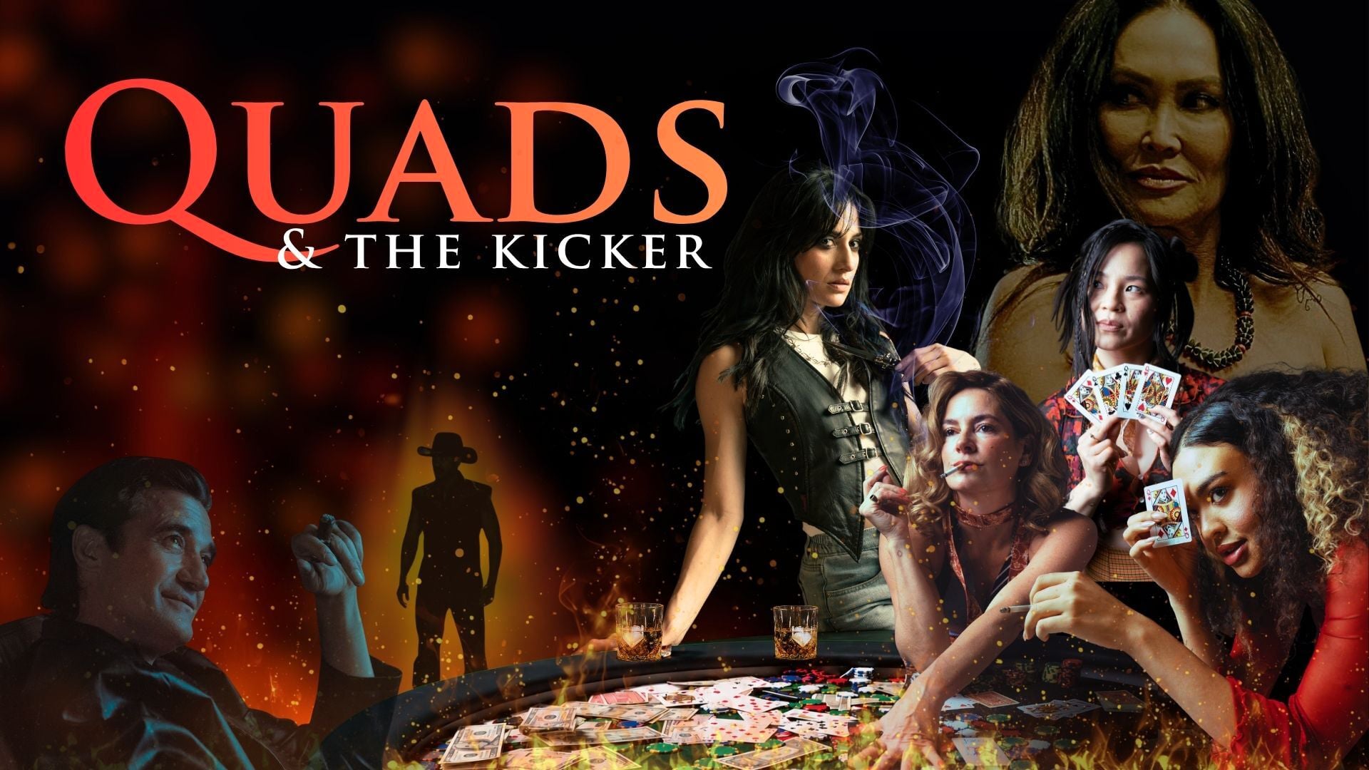 neo-noir thriller starring Jamie Neumann, Kelly Marie Tran, Ilia Isorelýs Paulino, and Ashley Reyes, with Tia Carrere